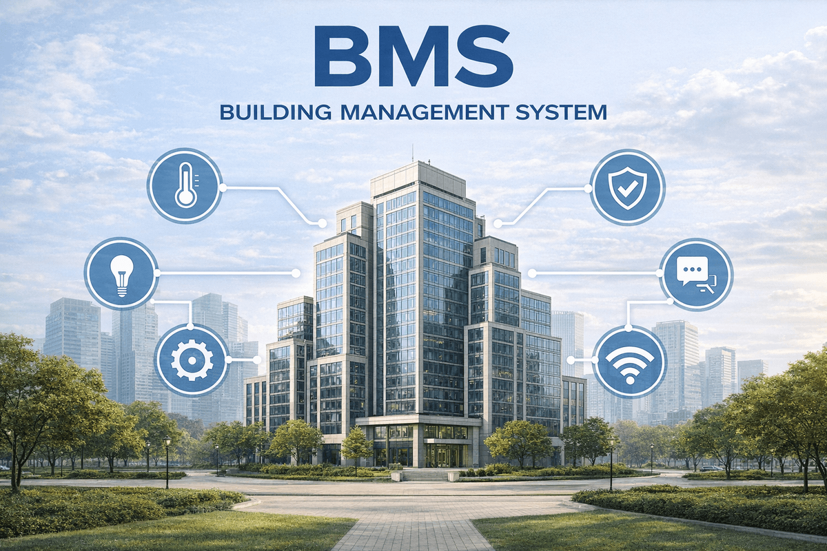 What is a BMS system and how does it improve energy efficiency?